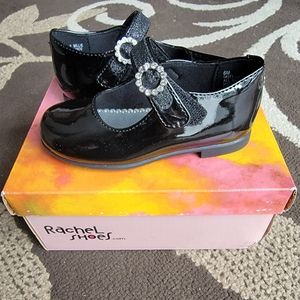 Rachel Shoes black maryjane flats size 6m